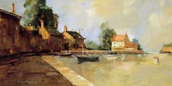 Morning Harbor Poster Print by Ted Goerschner - Item # VARPDXGTP105