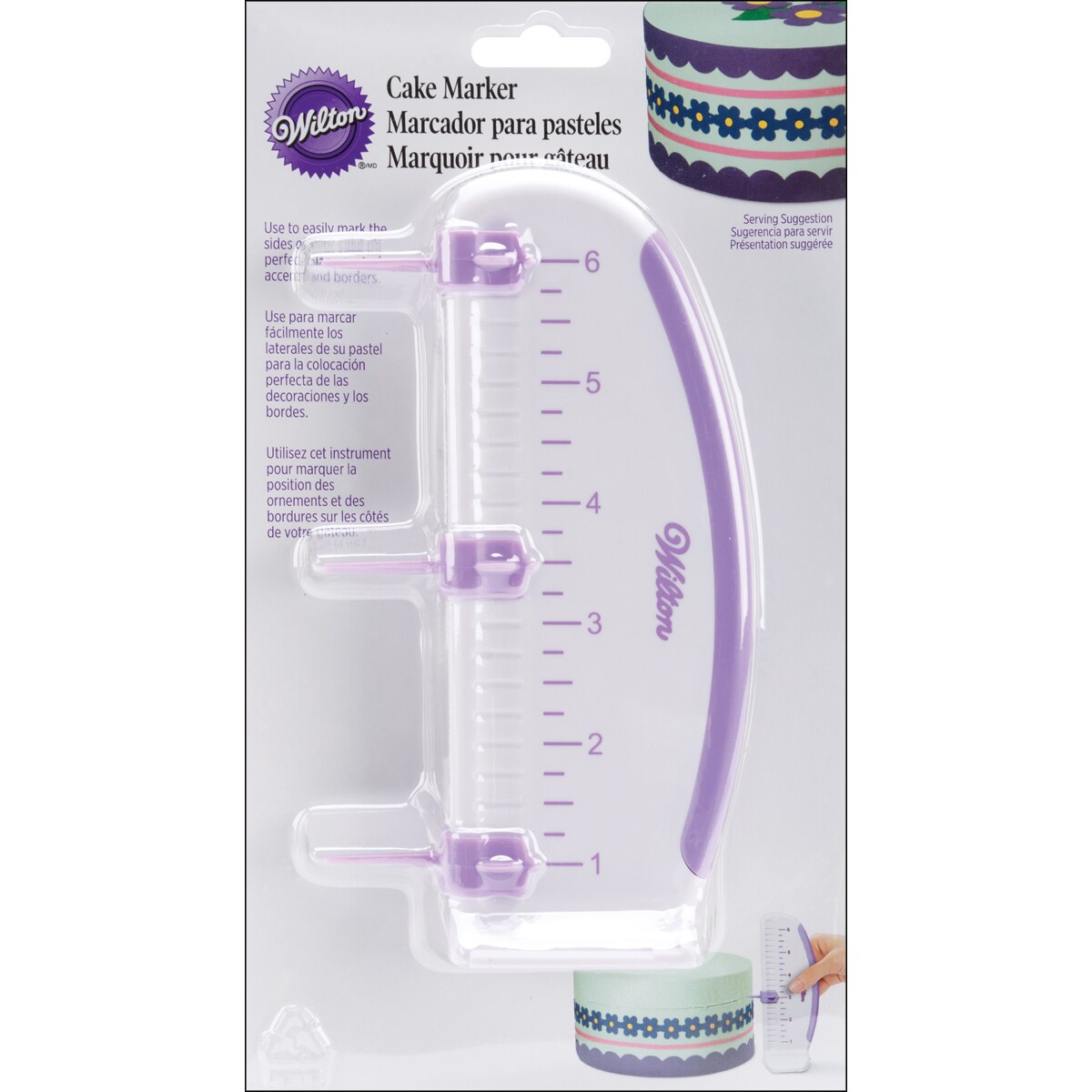 Wilton Adjustable Cake Marker-3&#x22;X6.5&#x22;