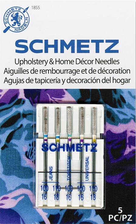 Schmetz Upholstery &#x26; Home Decor Needles-Assorted 5/Pkg