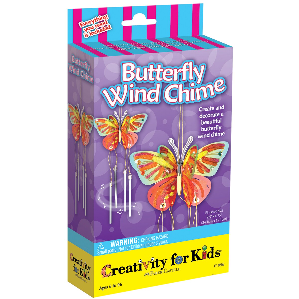 Creativity For Kids Butterfly Wind Chime Kit
