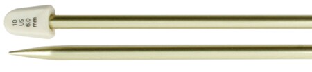 Silvalume Single Point Knitting Needles 10 Size 10/6mm