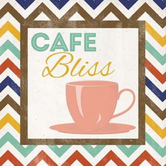 Chevron Coffee II Poster Print by Sd Graphics Studio - Item # VARPDX8899SS