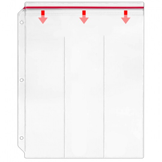 3-Pocket Zipper Binder Page - Scrapbooking, Cardmaking, and Papercrafting