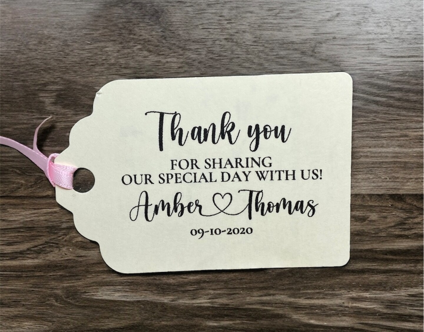 Wedding Tags, Wedding Favors Tags, Wedding Thank you Tags, Custom Gift ...