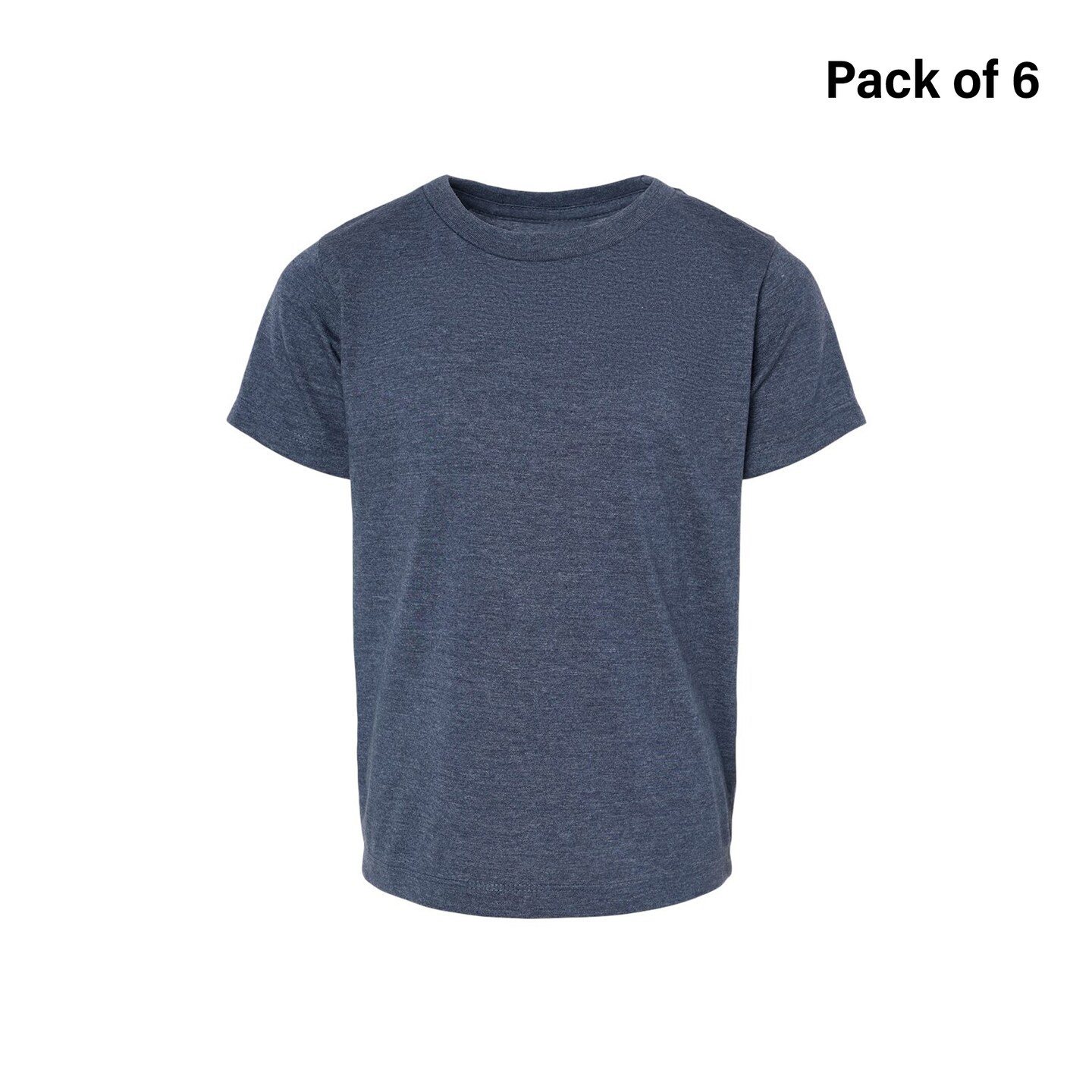 BELLA+CANVAS Toddler Jersey Tee Soft Cotton Crew Neck Short Sleeve Kids T-Shirt Everyday Wear