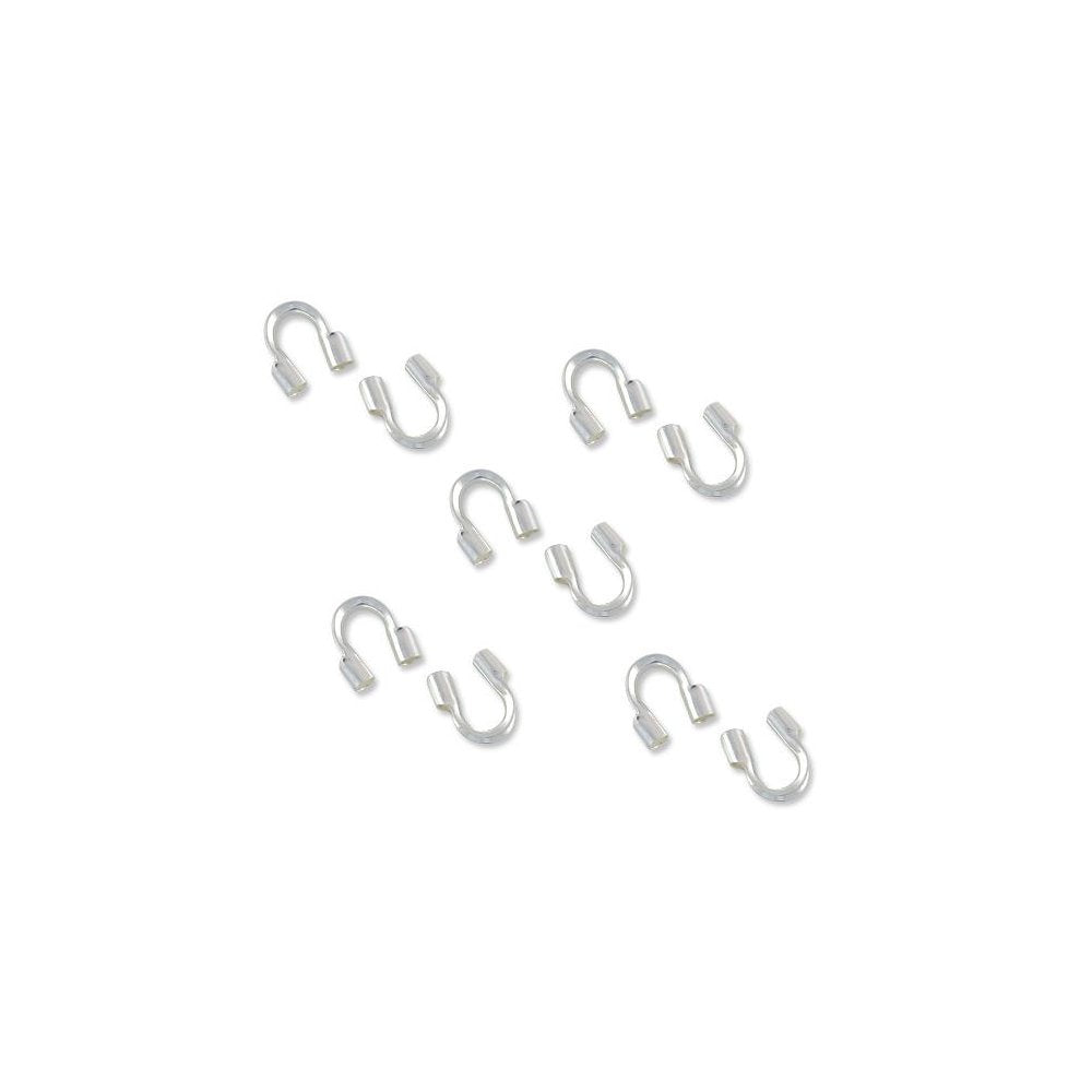 Wire Protector Guards .925 Sterling Silver (Pack of 10)