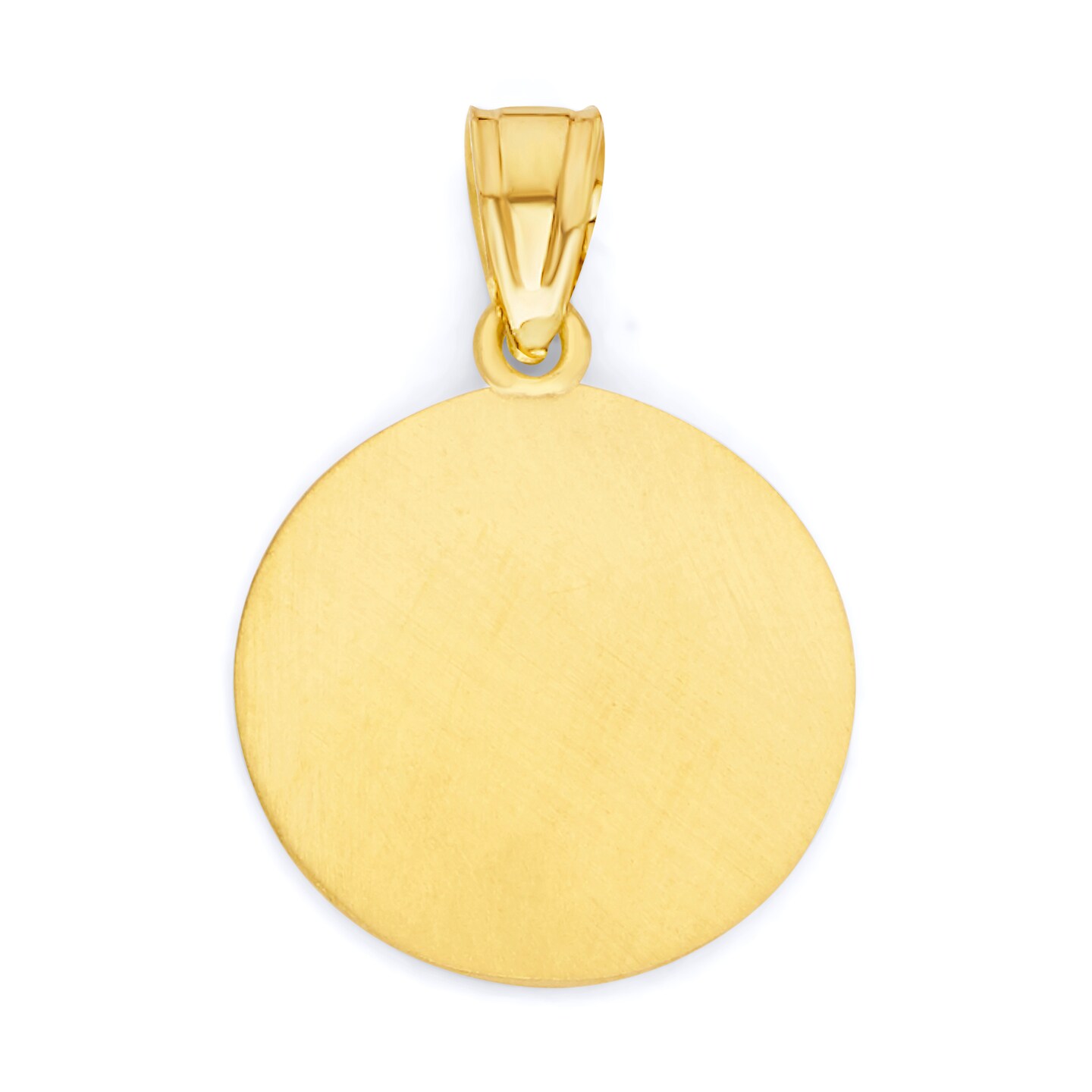 Solid 10k or 14k Gold St Michael Pendant Necklace - Religious Protection Graduation Gifts product 3