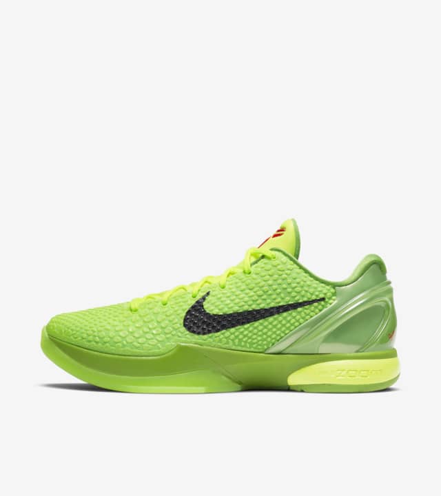 Kobe 6 Protro Grinch Green Apple Volt Crimson Black