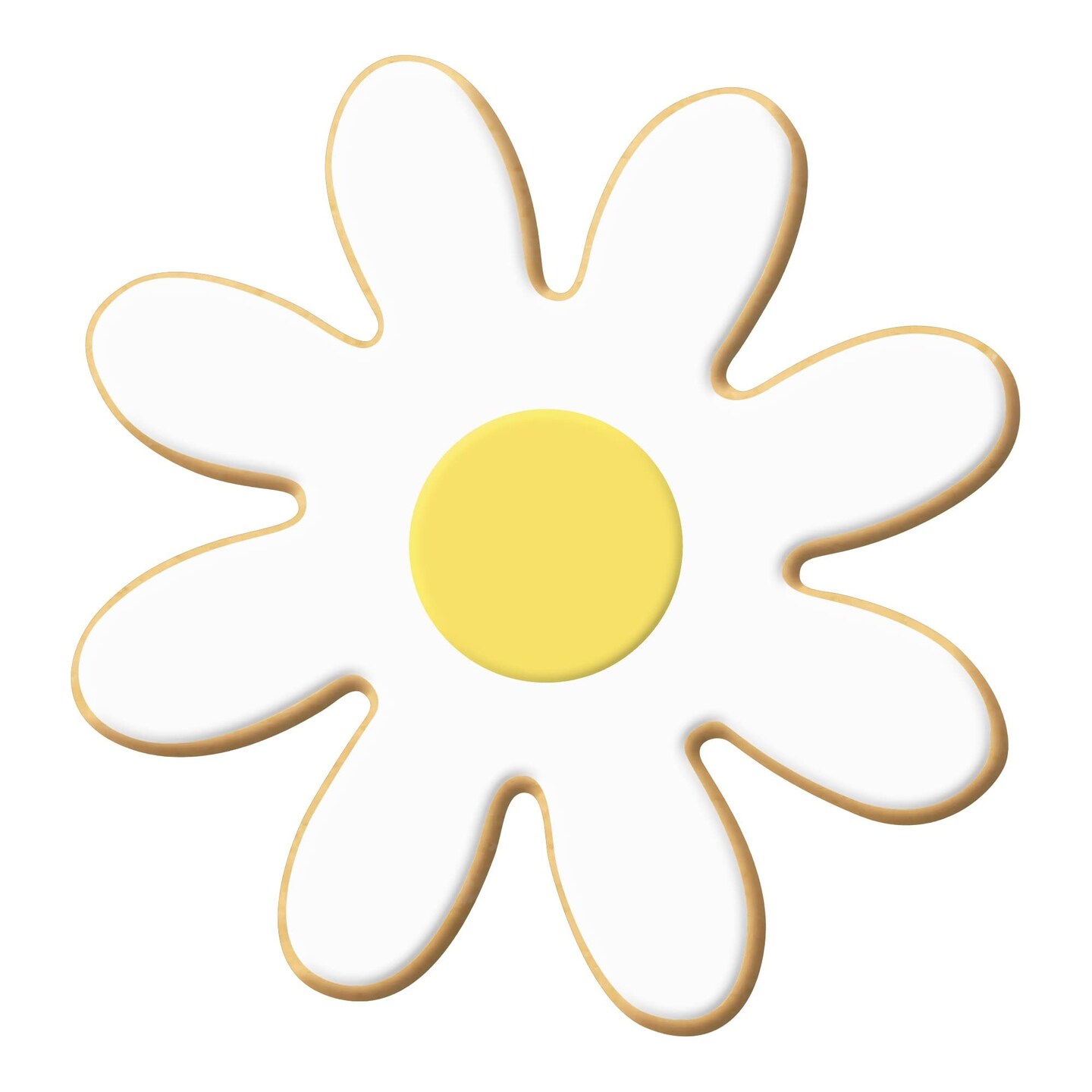 Daisy Flower Cookie Cutter 3 in - Made in the USA – By CookieCutter.Com - Tin Plate Steel
