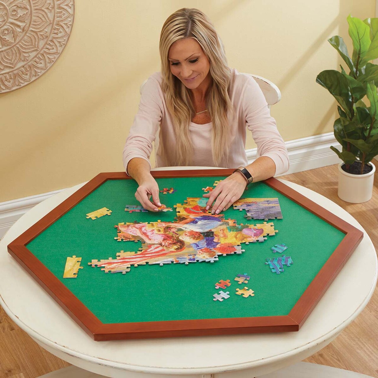Puzzle Magic  Rotating Table Top Puzzle Board Accessory