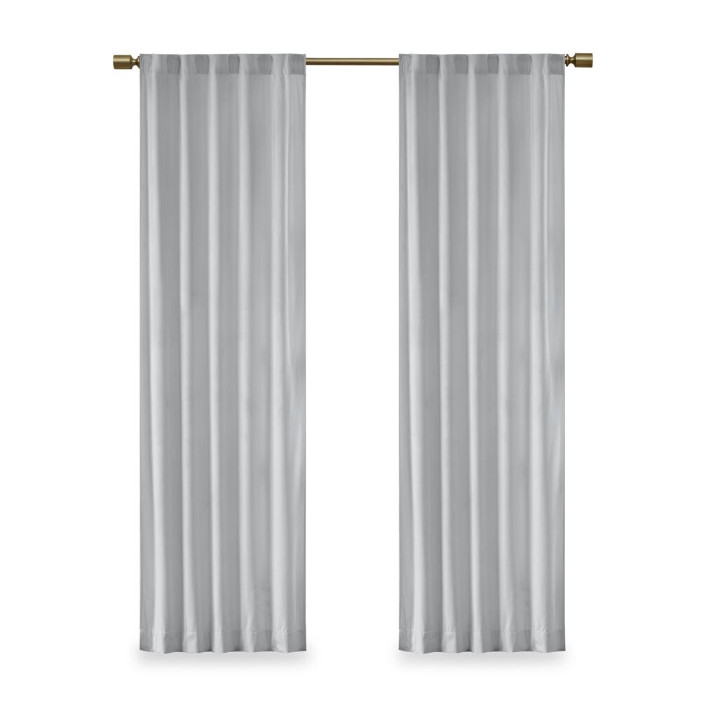 Gracie Mills   Peregrine Velvet Room Darkening Curtain Panel Pair - GRACE-11190
