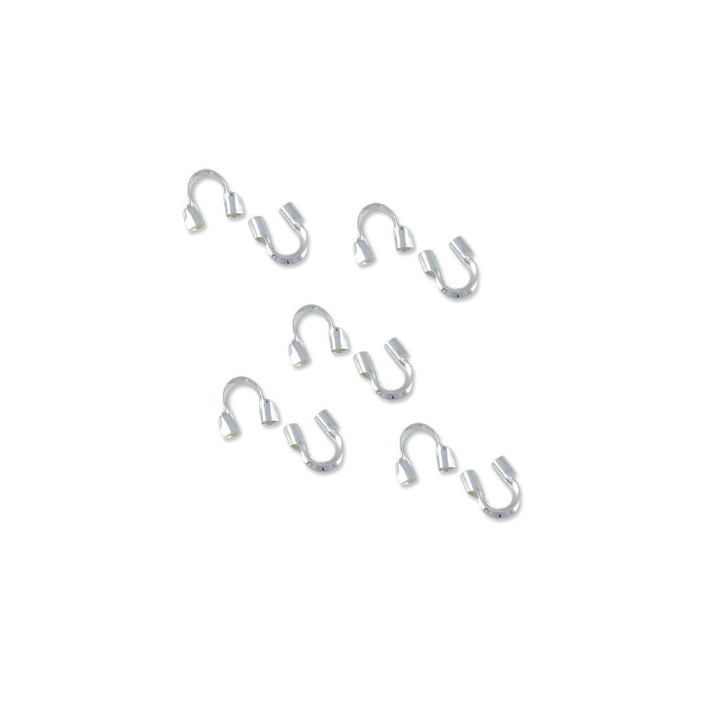 Wire Protector Guard 1.0mm Hole Sterling Silver (1-Pc)