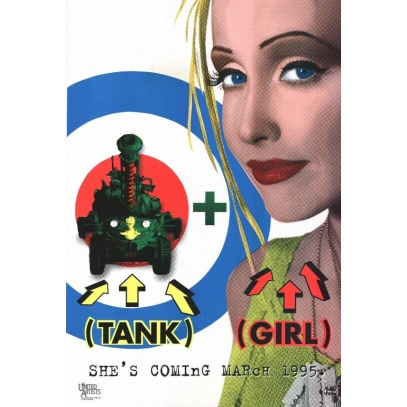 Pop Culture Graphics Tank Girl Movie Poster Print (27 x 40) - Item  MOVAF4203