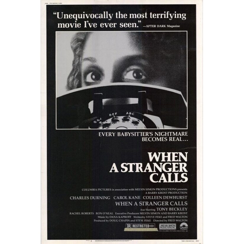 Pop Culture Graphics When a Stranger Calls Movie Poster Print (27 x 40) - Item  MOVEH8306