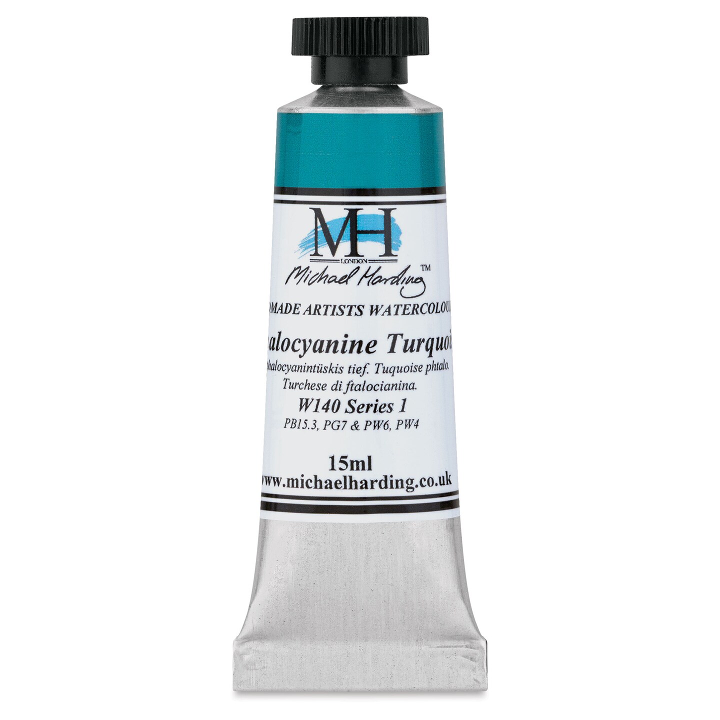 Michael Harding Artists Watercolor - Phthalocyanine Turquoise, 15 ml