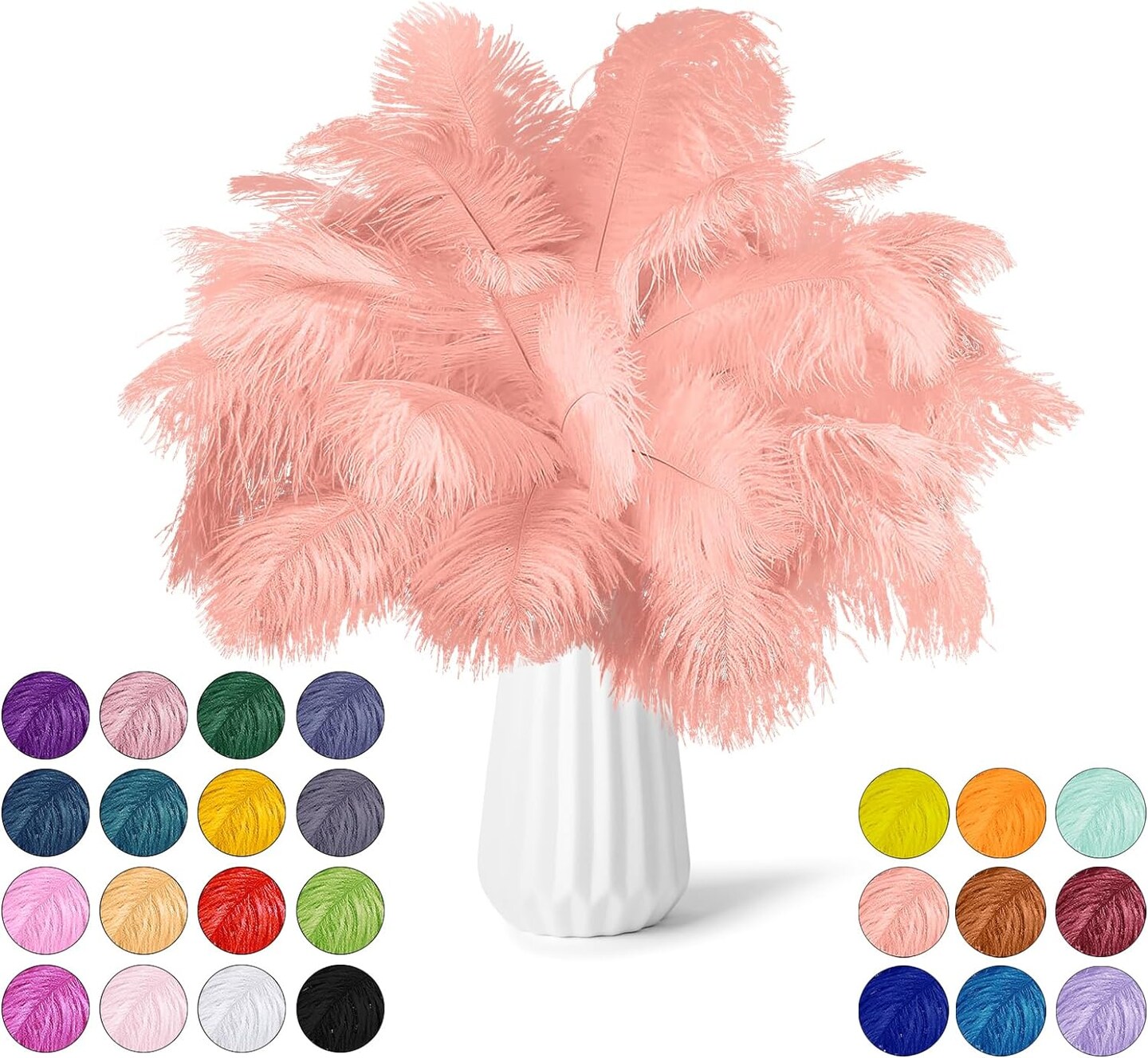 Natural Bulk Feathers 30 Pcs