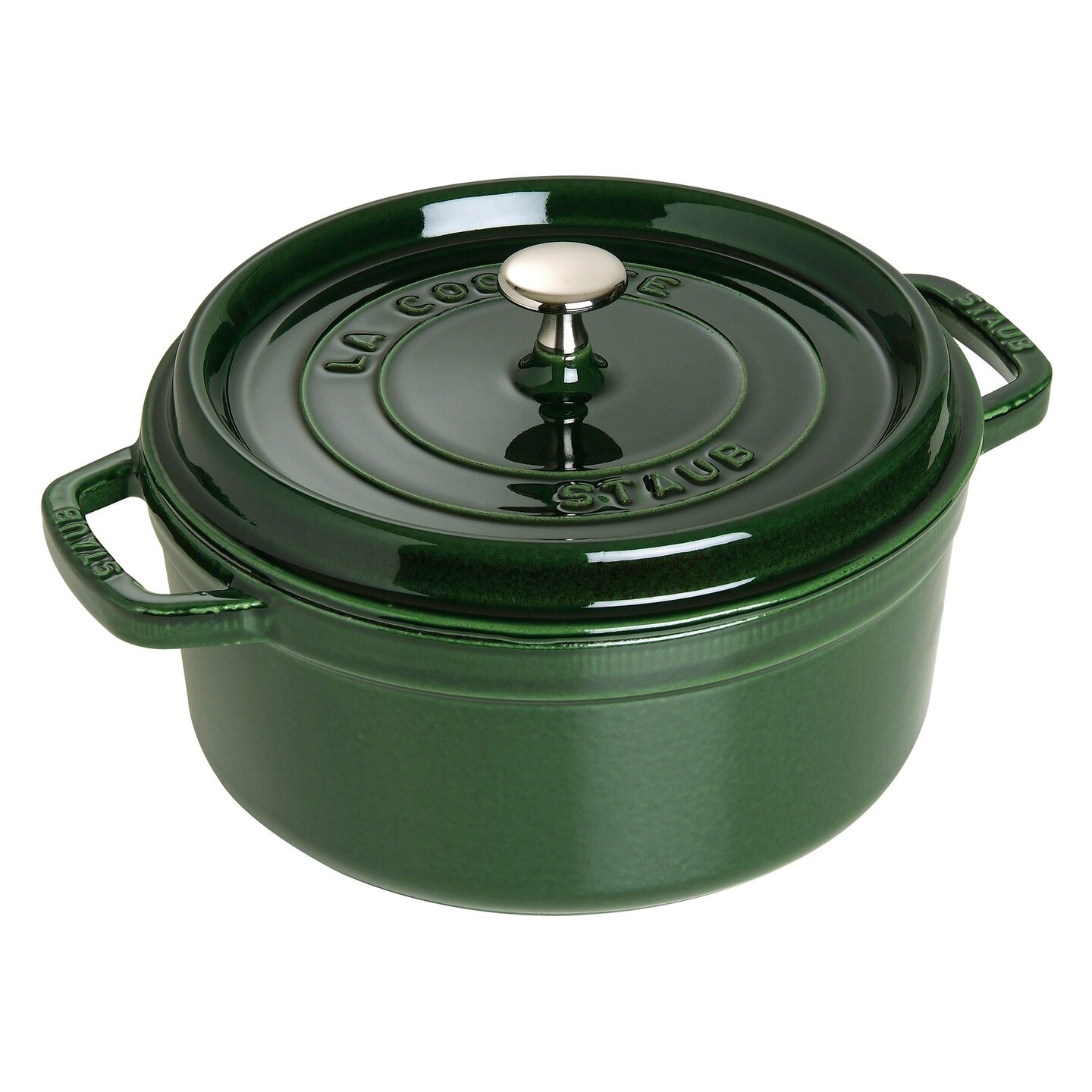 STAUB Cast Iron 4-qt Round Cocotte