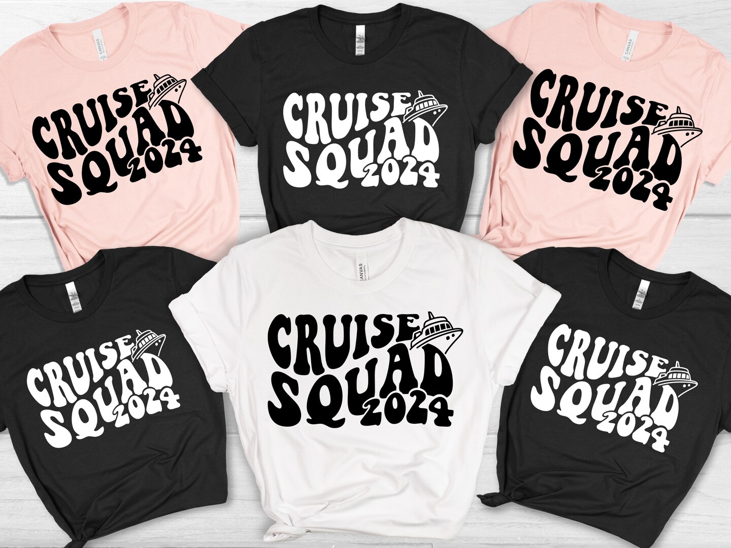 Cruise Squad 2024, Ready to Press Decal, Family Cruise Heat Transfer