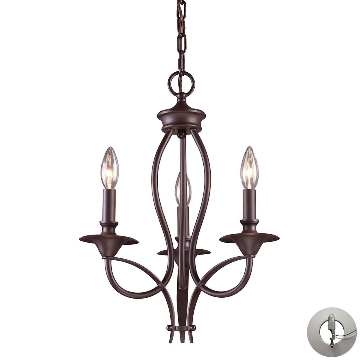 Medford 14 Wide 3-Light Chandelier
