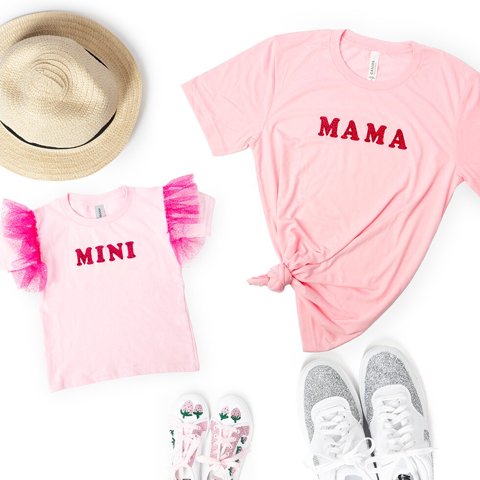 Crystalized Mama + Mini Matching Shirts