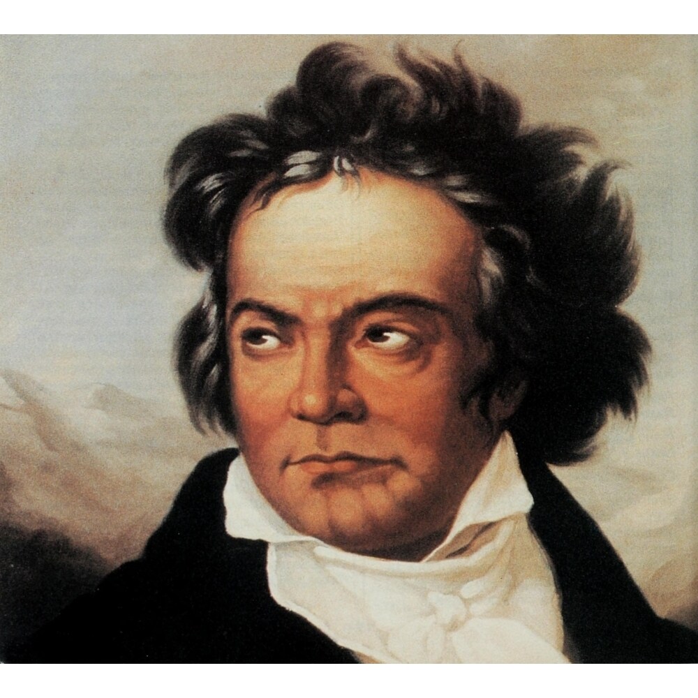 Posterazzi The ABC of Classical Music n.d. Beethoven Poster Print by  Ferdinand Schimon
