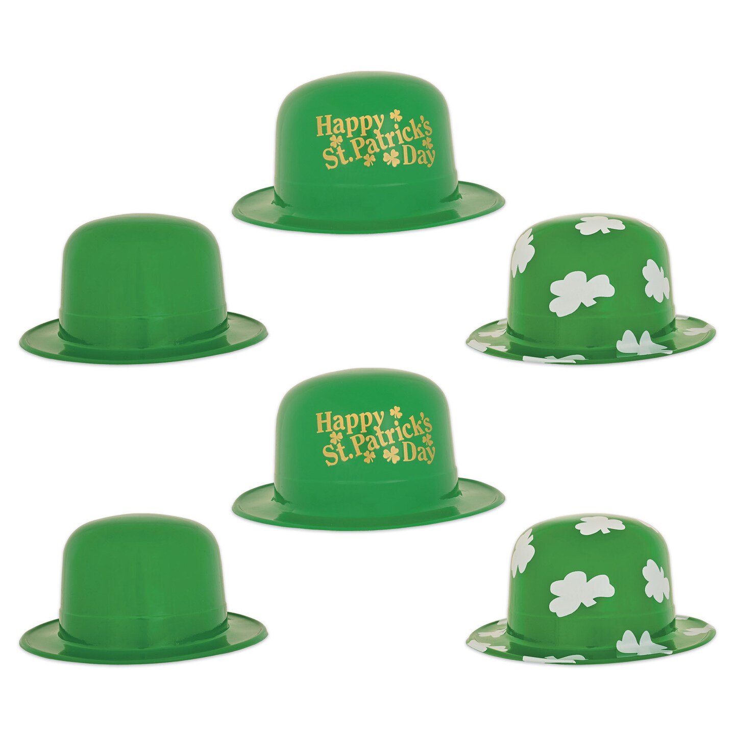 St. Patricks Theme - St Patrick&#x27;s Derby Assortment - Pack of 4