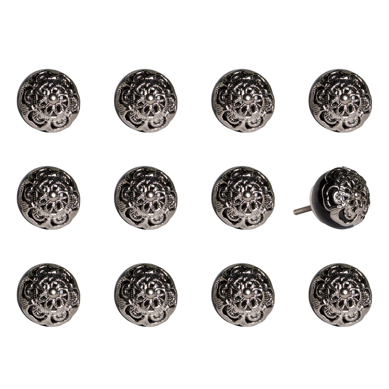 Knob-It    Classic Cabinet and Drawer Knobs  12-Piece  6