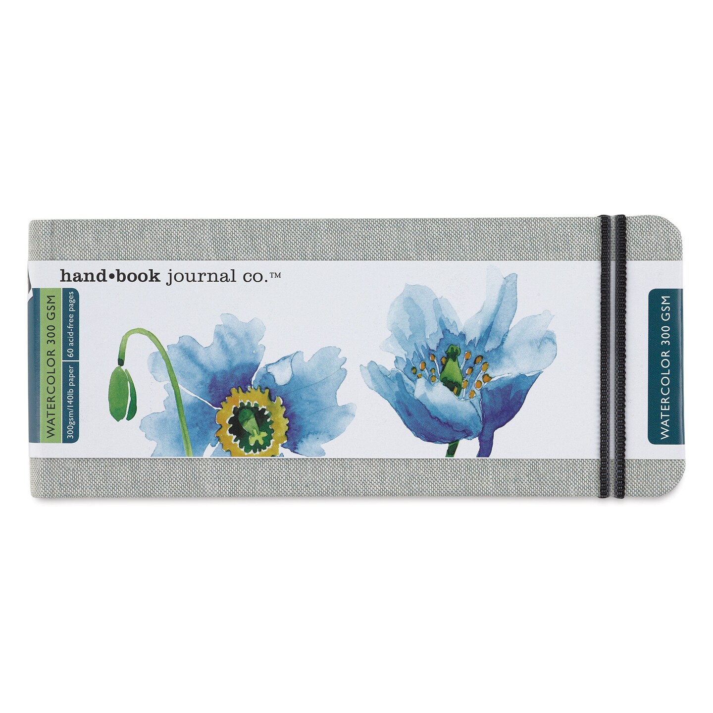 Hand Book Paper Co. Watercolor Journal - 3-1/2&#x22; x 8-1/4&#x22;, Landscape, 140 lbs