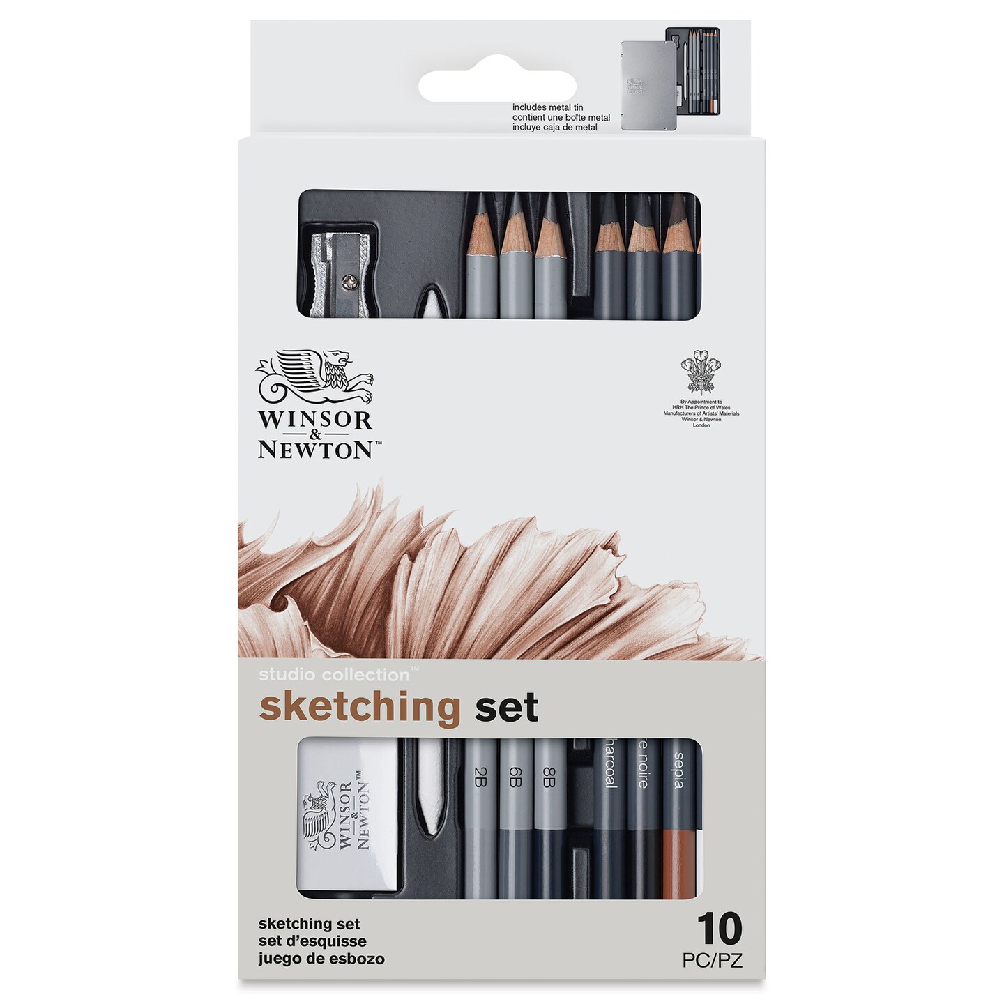 Winsor & Newton Studio Collection Sketching Pencils - Set of 10