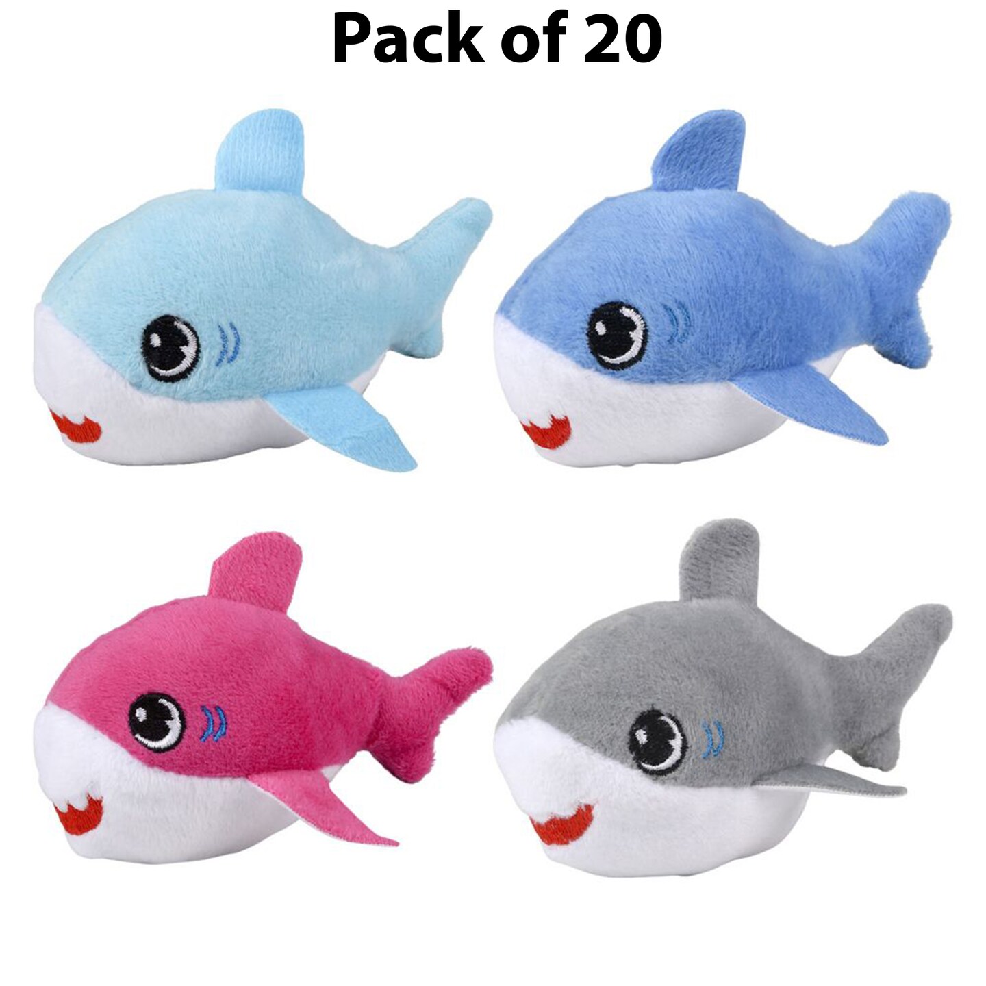 Shark Pups Soft Toy | Soft plush 4 inches | MINA&#xAE;