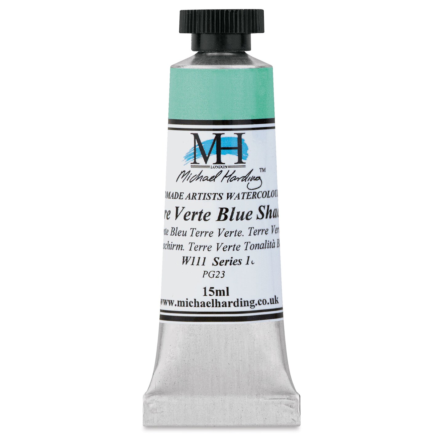 Michael Harding Artists Watercolor - Terre Verte Blue Shade, 15 ml