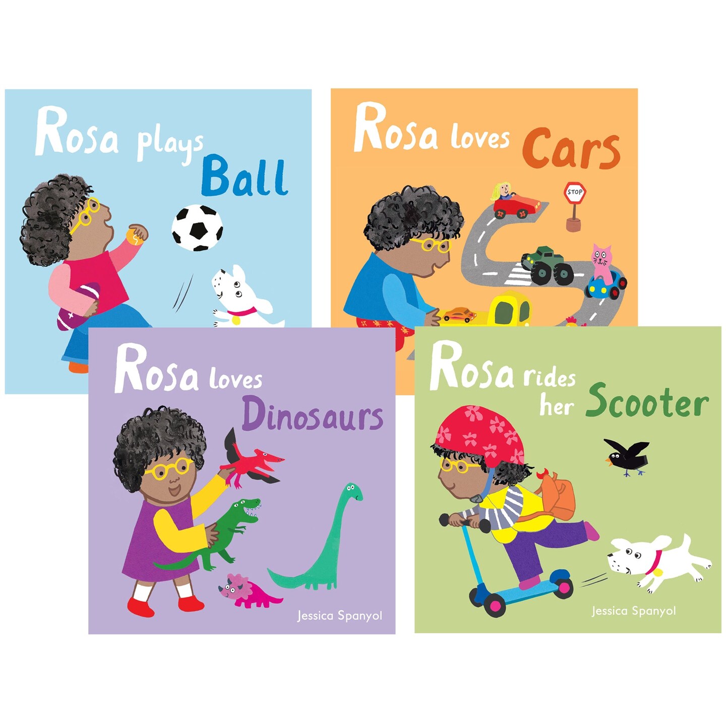 Rosa Board Books, Set of 4