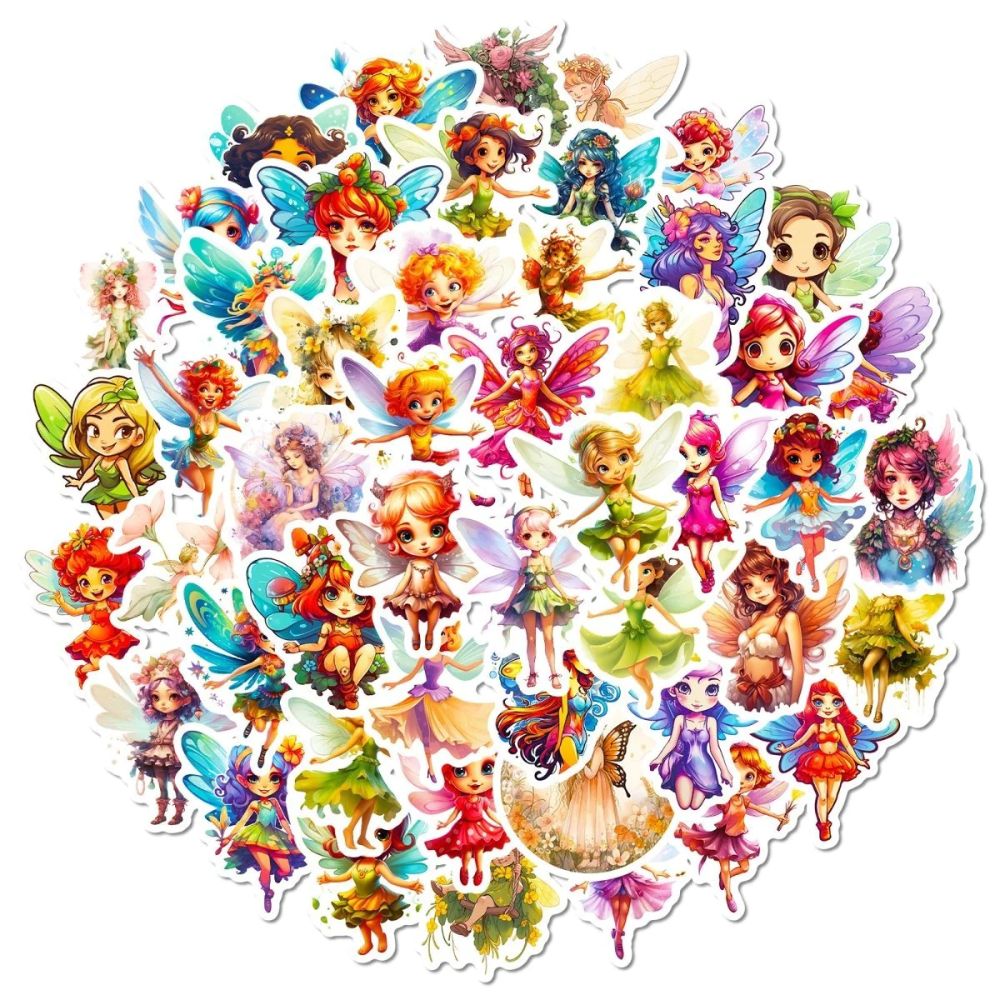 Beautiful Fairy Stickers 50 Piece Waterproof Vinyl Decals Michaels