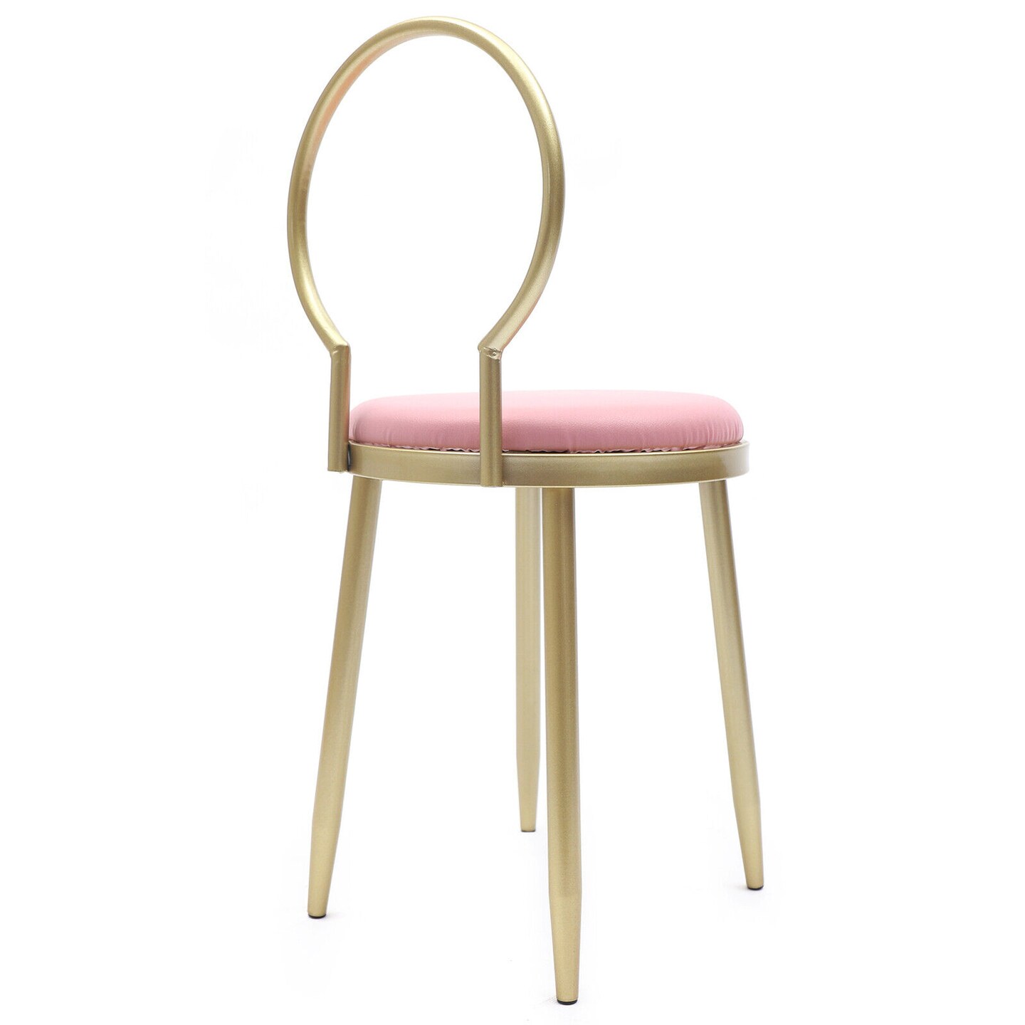 Kitcheniva Vanity Makeup Dressing Stool with Back