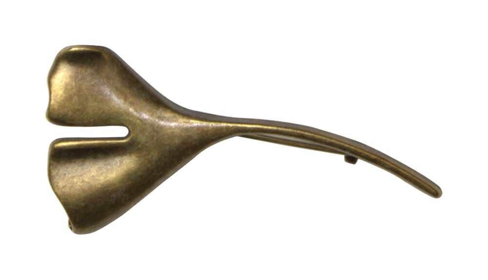 HiyaHiya Brass Gingko Leaf Shawl Pin