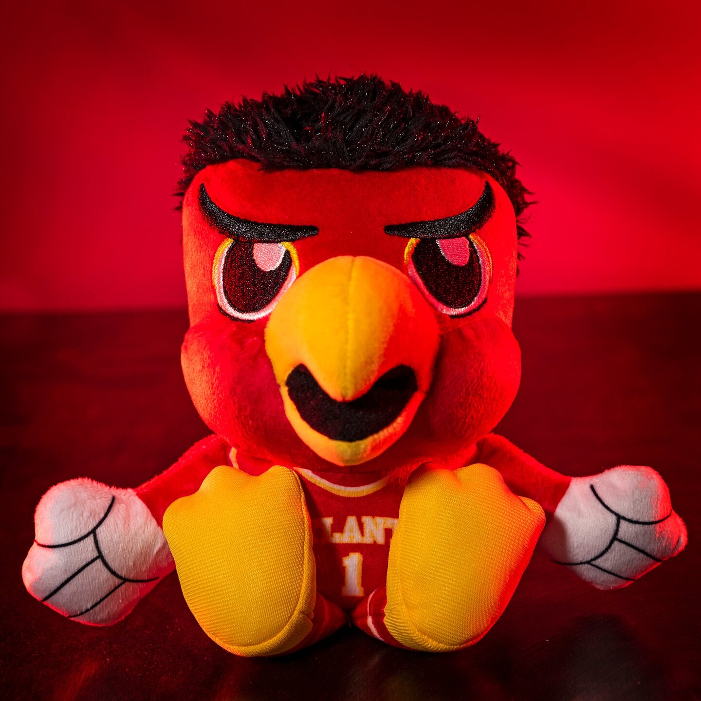 Bleacher Creatures Atlanta Hawks Harry the Hawk Mascot 8" Kuricha Sitting Plush