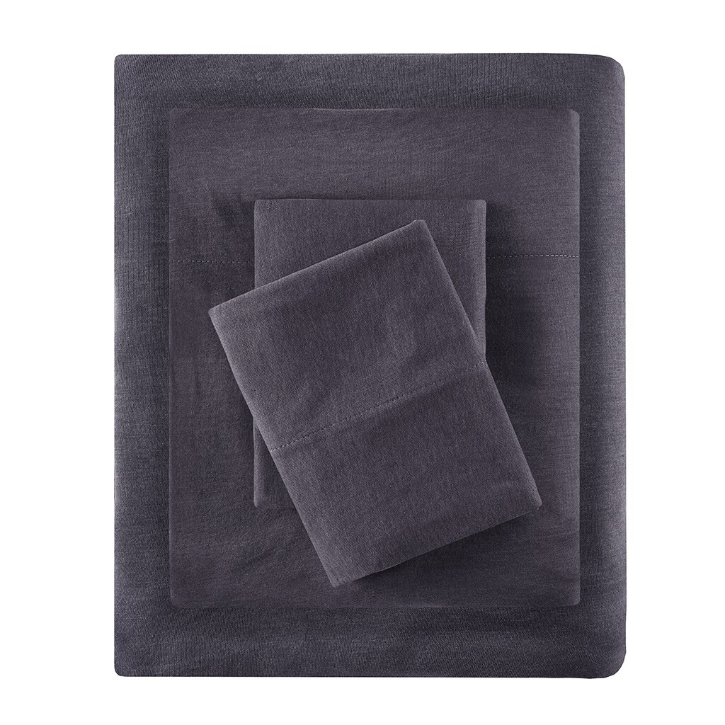 Gracie Mills All-Season Jersey Knit Sheet Set Grace-5049 Cotton Blend Twin Size