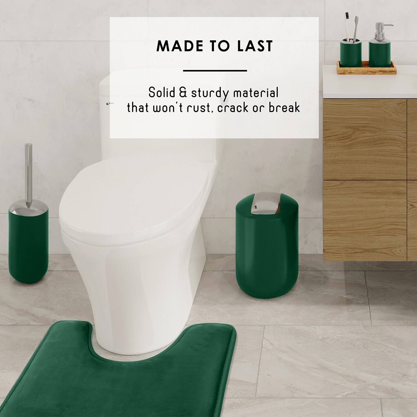 Clara Clark Bathroom Accessories Set