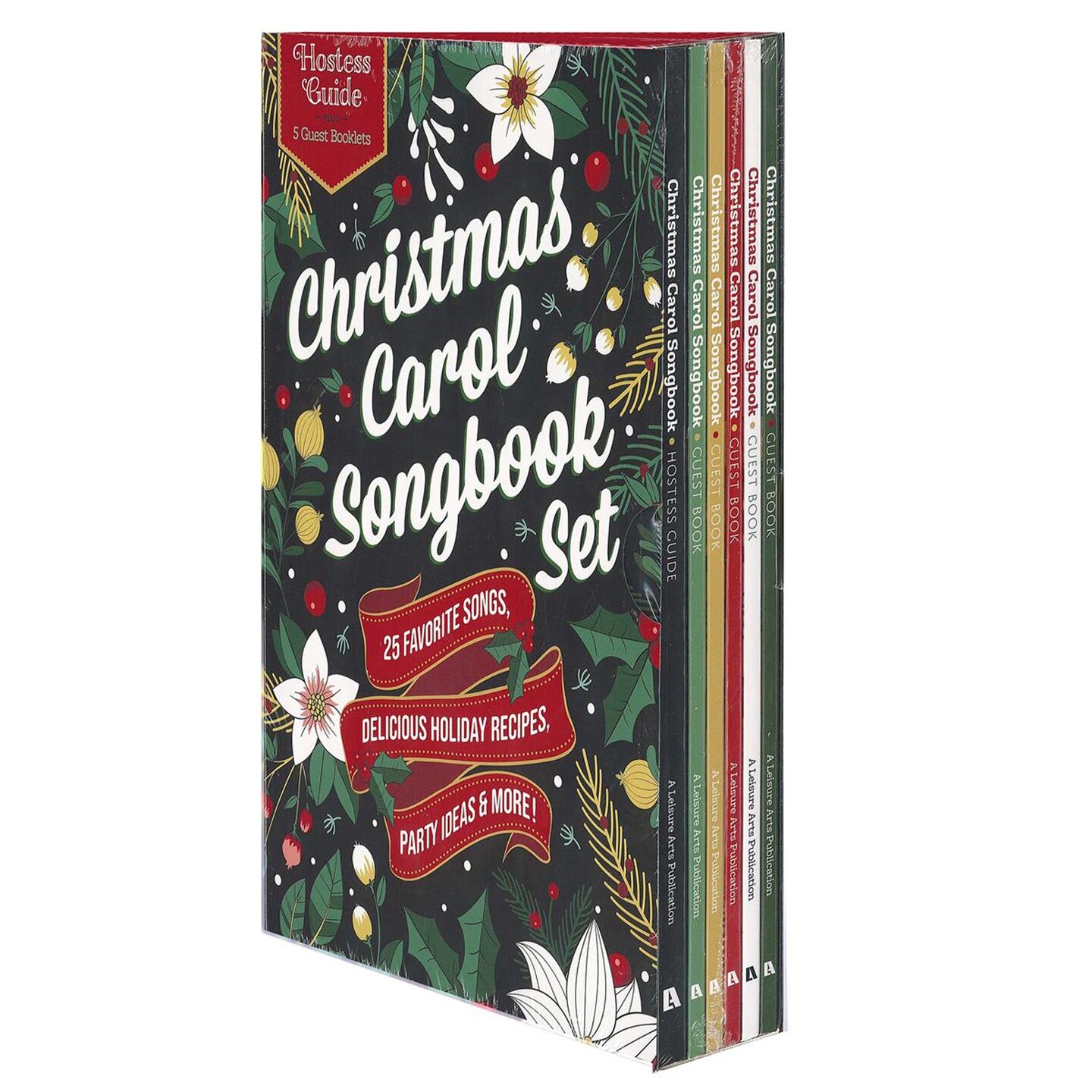 Leisure Arts Christmas Books 6 Piece Set - Comprehensive Christmas Carol Song Book for Music Enthusiasts, Christmas Carol, Holiday Box Set, Singalong Book
