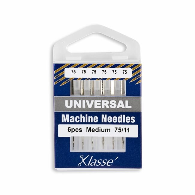 KLASSÉ® -- Universal -- 75/11 -- Home Sewing Machine Needles (130/705 H)