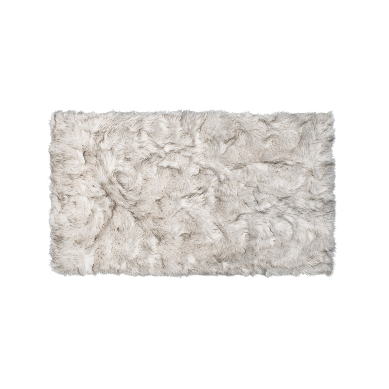 Luxe Hudson Faux Sheepskin Trio Rug 3X5 Natural Soft Area Rug