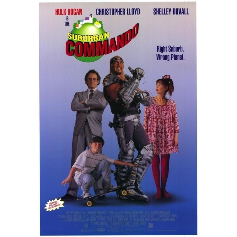 Pop Culture Graphics Suburban Commando Movie Poster Print (27 x 40) - Item  MOVCF4409