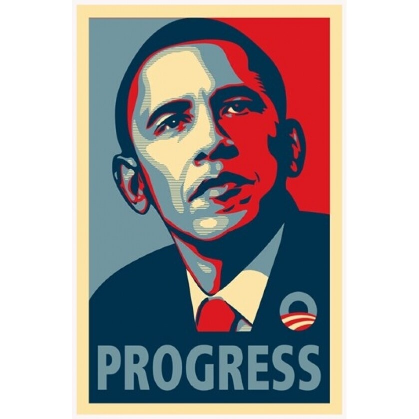 Pop Culture Graphics RARE Obama Campaign Poster - PROGRESS Movie Poster (11 x 17) - Item  MOV421391