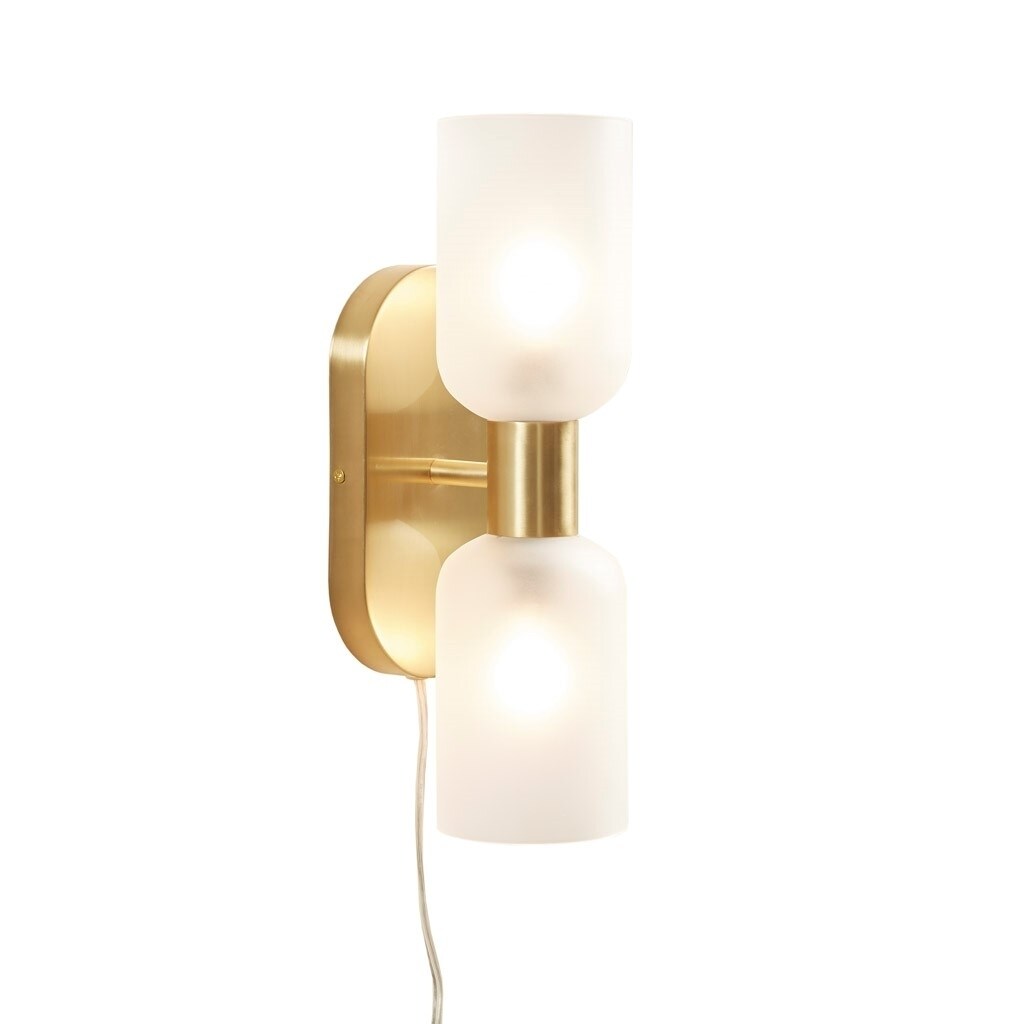 Gracie Mills Molina 2-Light Double Tube Wall Sconce - Grace-15389