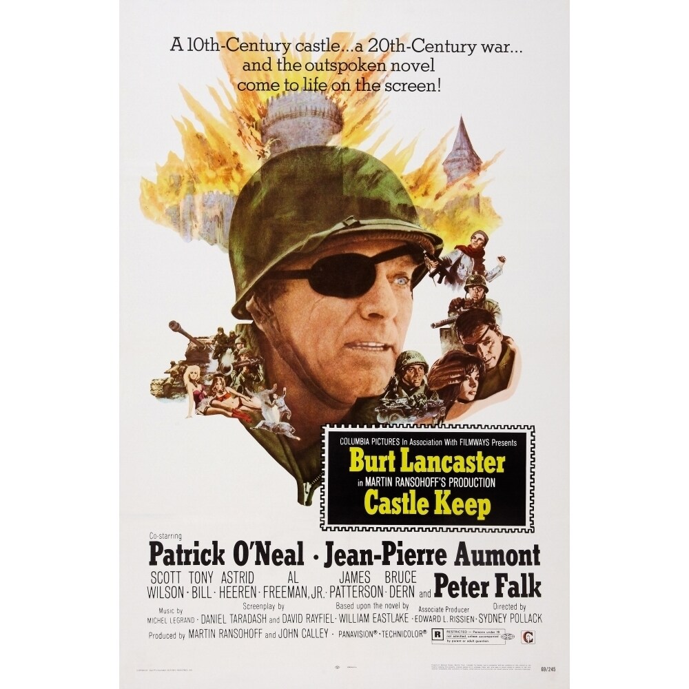 Posterazzi Castle Keep Us Poster Art Burt Lancaster 1969 Movie Poster Masterprint