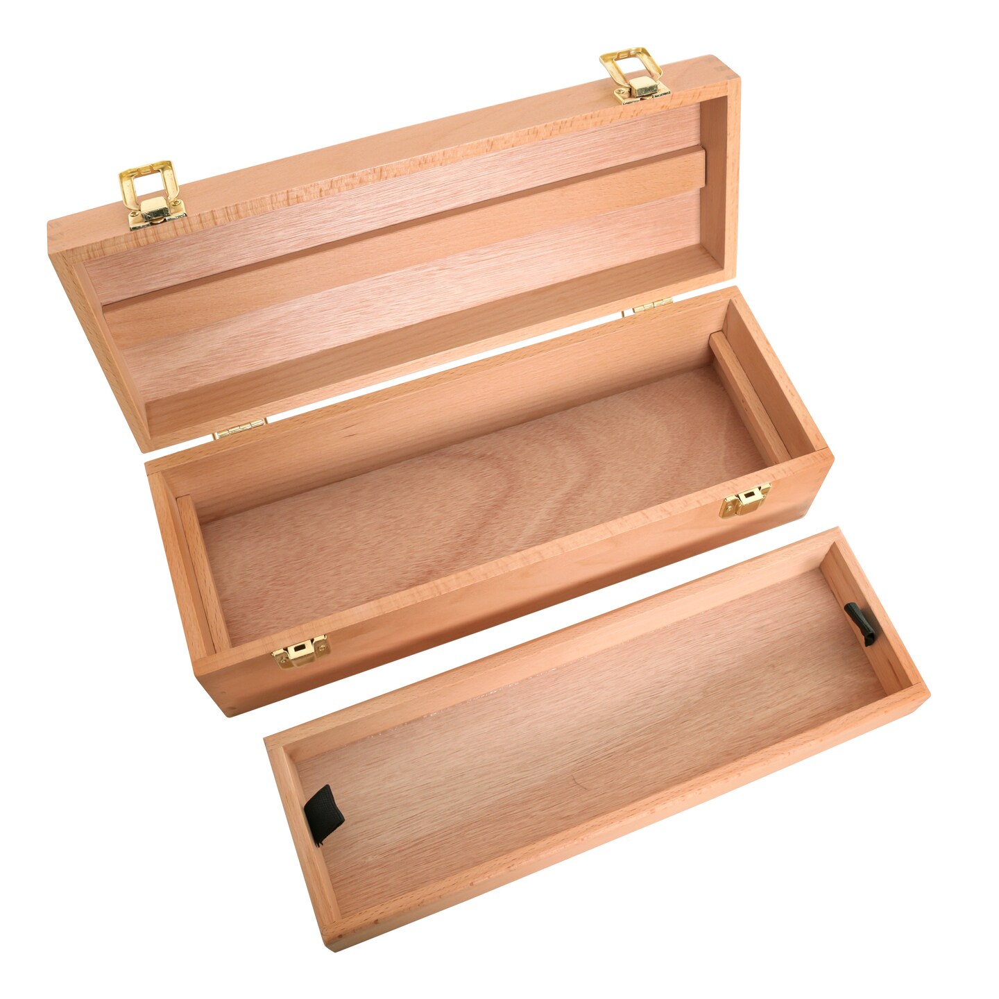 Artist Wood Pastel, Pen, Marker Storage Box with Drawer(s) (Medium Tool Box)