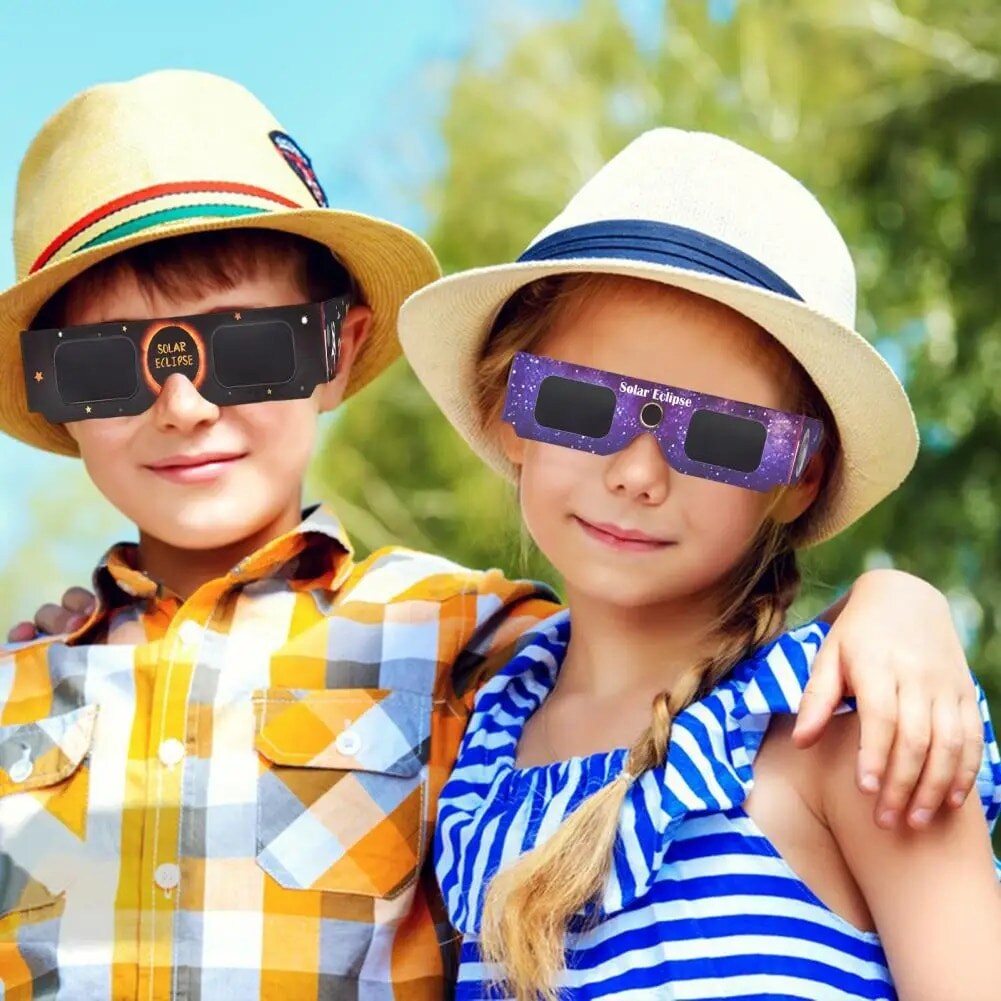 Solar Eclipse Glasses | Safe Shades, CE ISO Certified, Direct Sun Viewing | Kids Eyewear | MINA&#xAE;