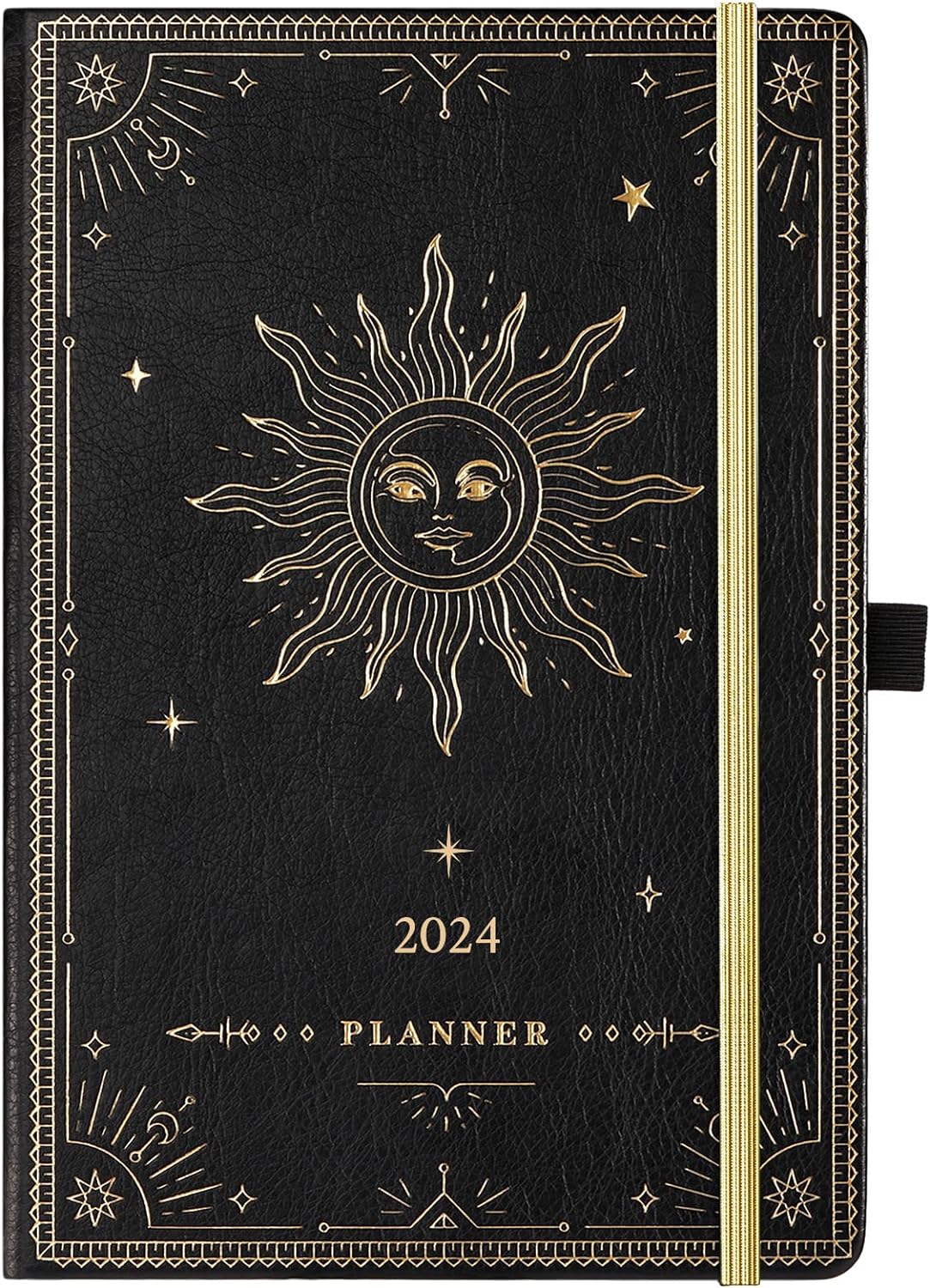 Faux Leather Planner with 40 Notes Pages