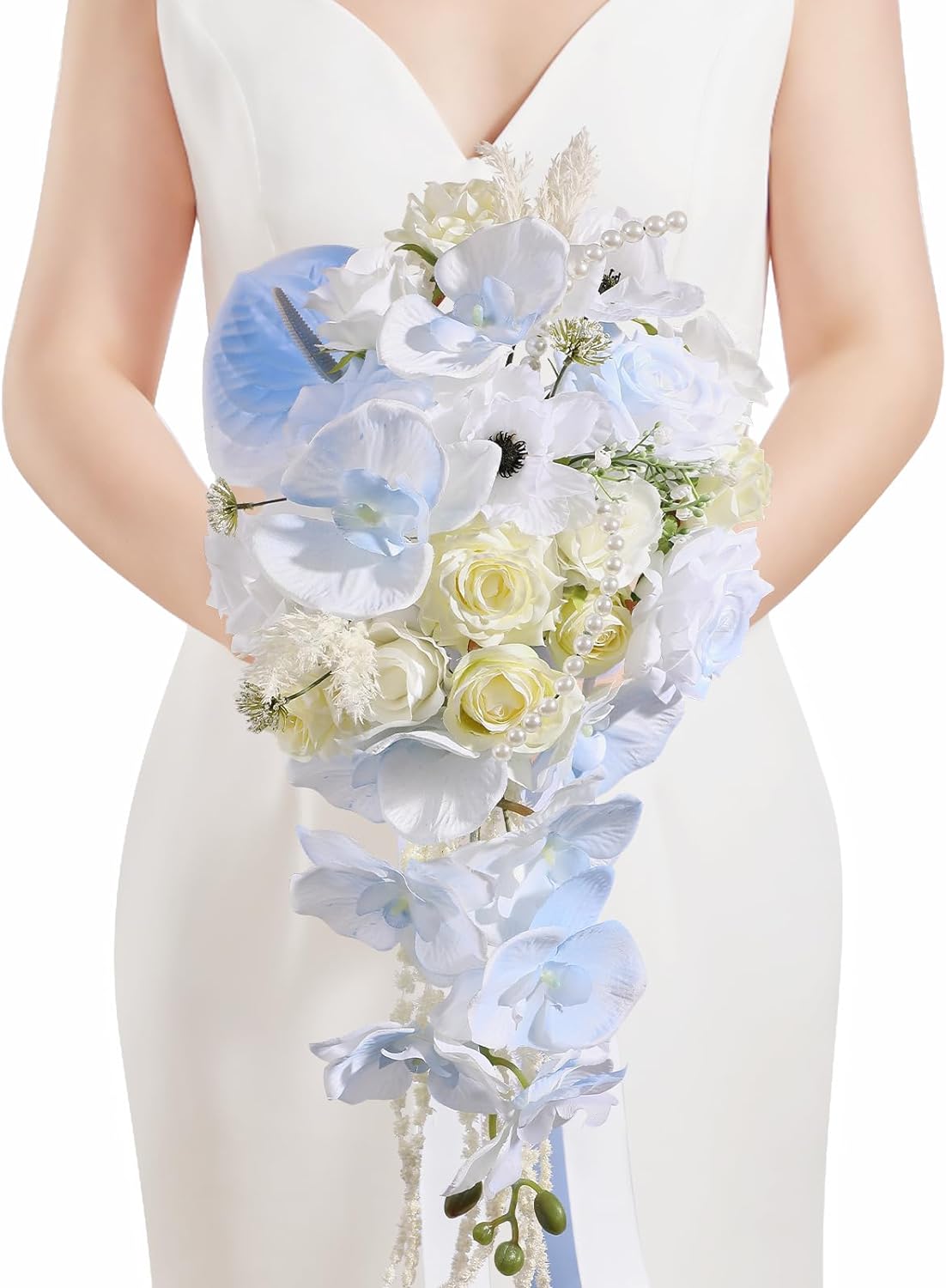 9.8in Wedding Bouquets: Lifelike Roses for Unforgettable Ceremonies & Anniversaries