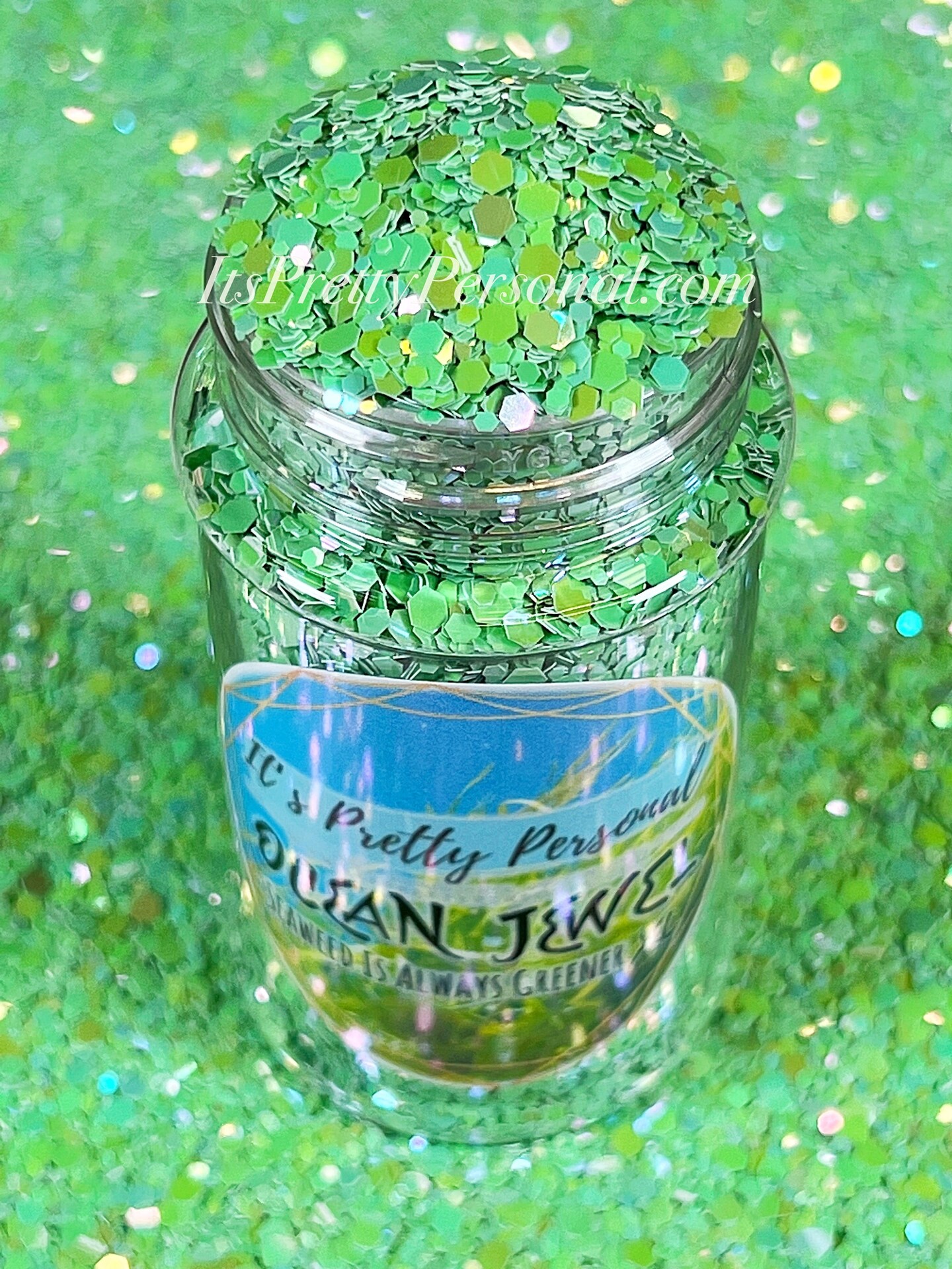&#x201C;Seaweed Is Always Greener XL&#x201D;- Ocean Jewel Collection Green